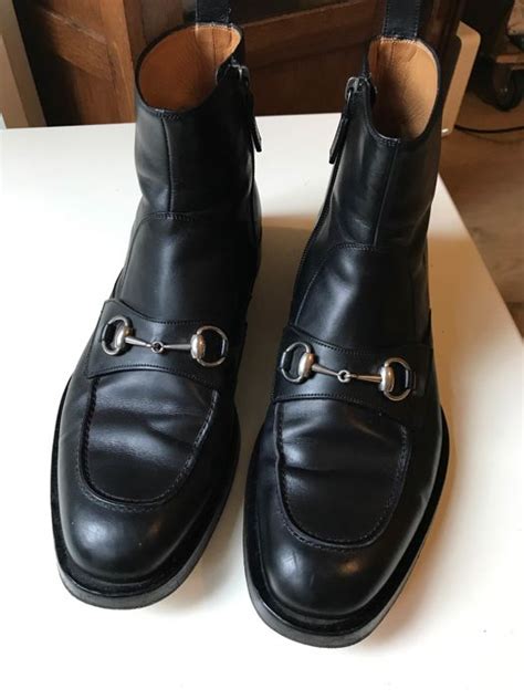 old person gucci loafer style|Gucci loafer boots.